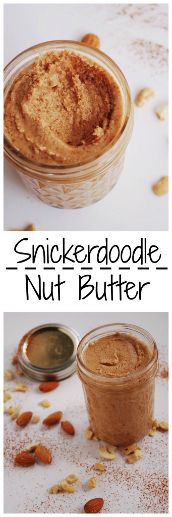 Snickerdoodle Nut Butter: Like a cookie in your mouth, this gluten free and vegan homemade nut butter could not be more simple or delicious! || fooduzzi.com