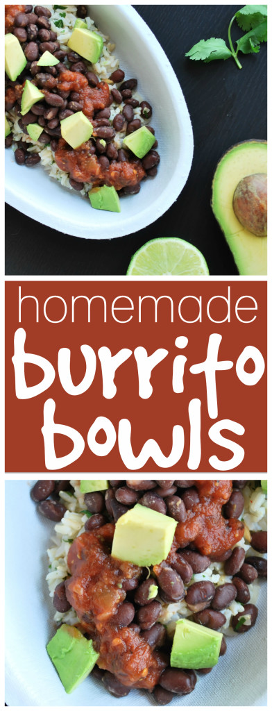 Homemade Burrito Bowls: Gear up for Cinco de Mayo with these vegan and gluten free Homemade Burrito Bowls! They're completely customizable for a perfect DIY bowl! || fooduzzi.com