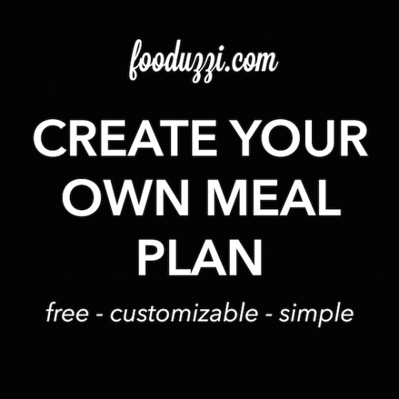 Create Your Own Meal Plan - Fooduzzi
