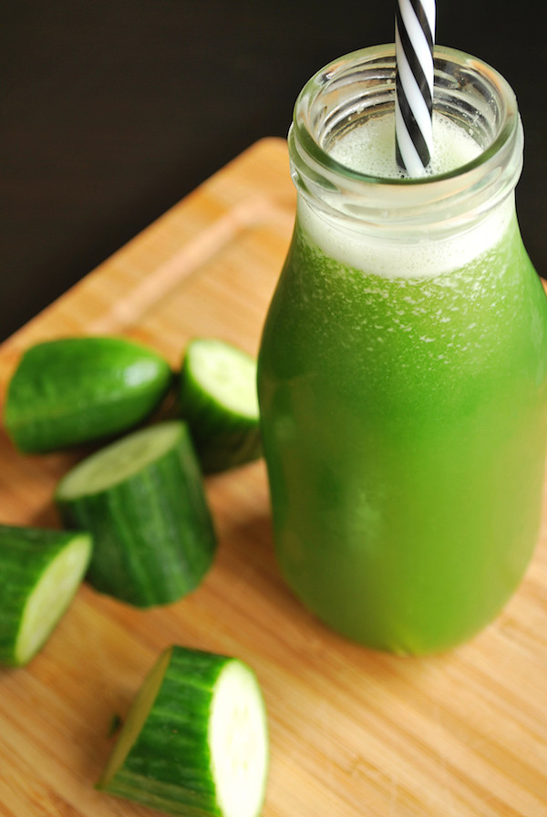 Cucumber Ginger Juice || fooduzzi.com recipes