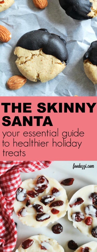 The Skinny Santa eCookbook: your essential guide to healthier holiday treats! All are gluten free and vegan! || fooduzzi.com recipes