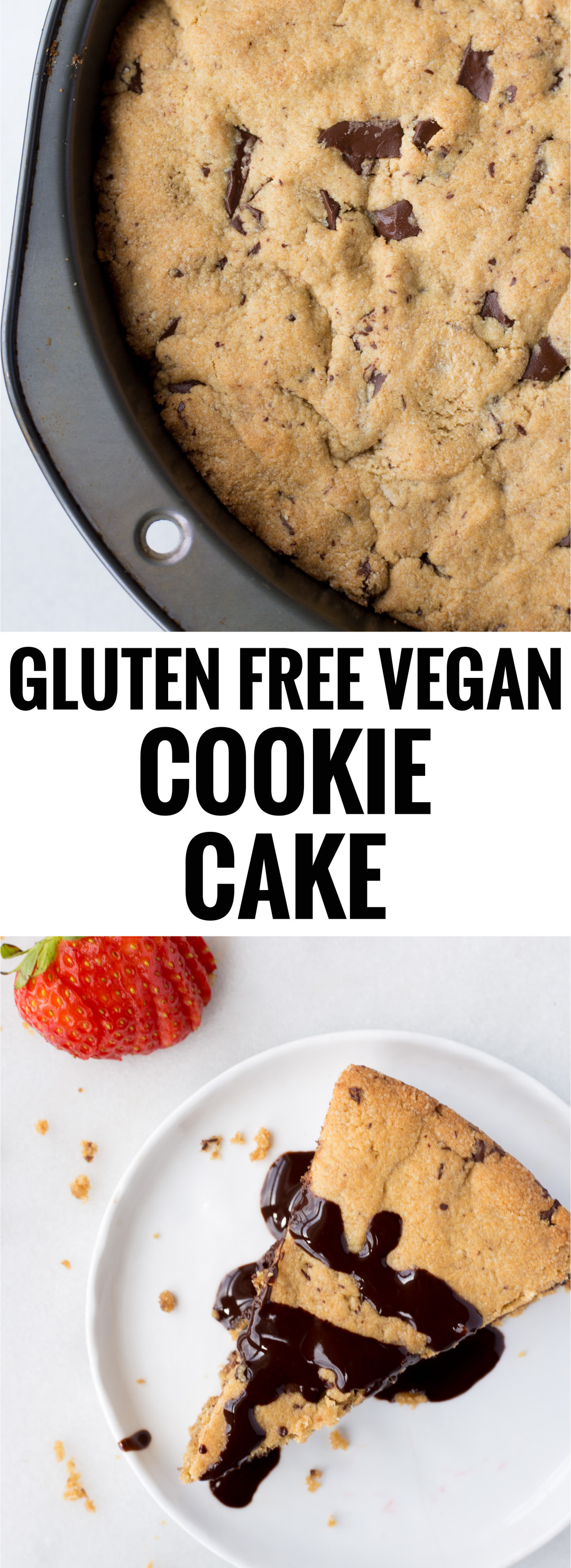 Gluten Free Vegan Cookie Cake Fooduzzi