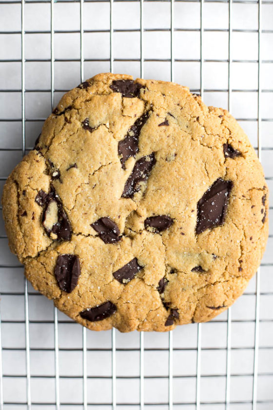 Giant Vegan Chocolate Chip Cookie For Two Fooduzzi