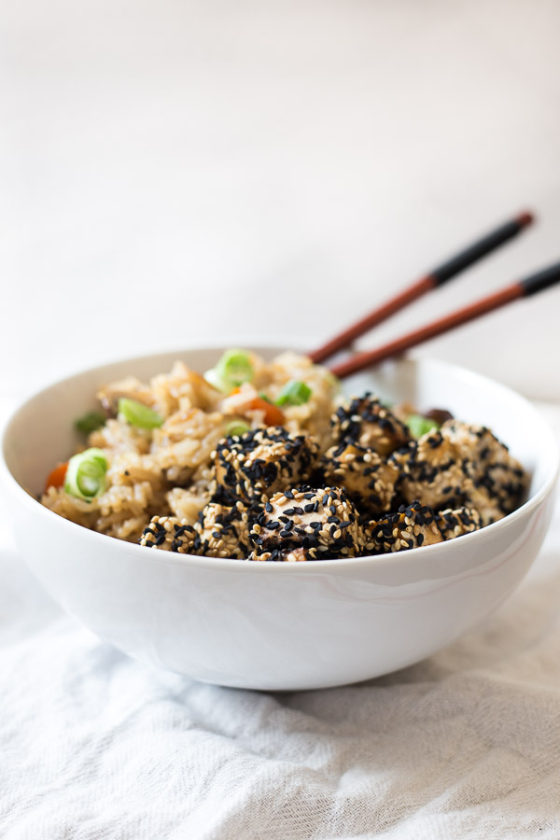 Vegan Sesame Crusted Tofu Fooduzzi